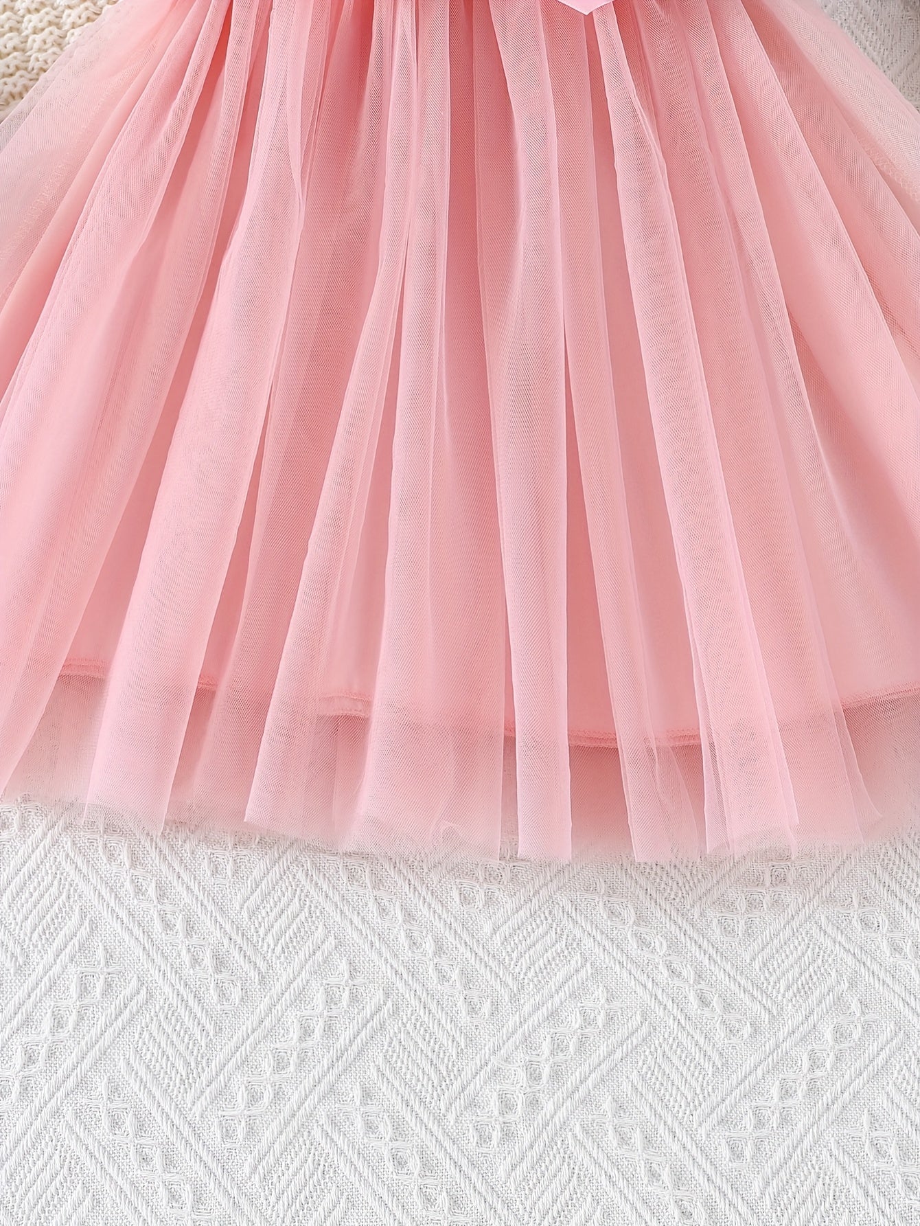 1pc Girls' Sleeveless Summer Dress