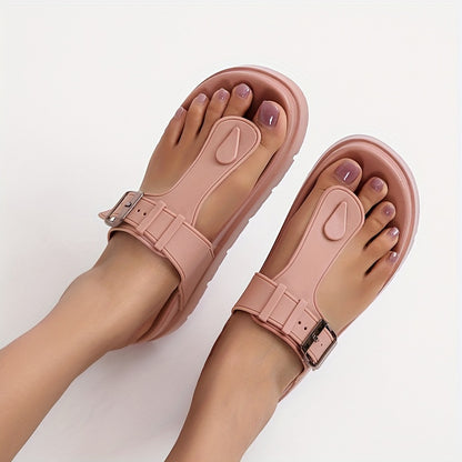 Women'S Slip-On Thick Sole Flip-Flops