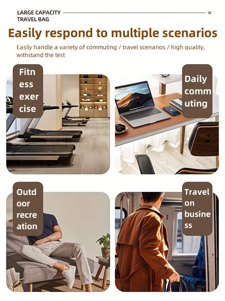 Zuomanni Large Capacity Women's Gym Bag