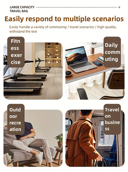 Zuomanni Large Capacity Women's Gym Bag