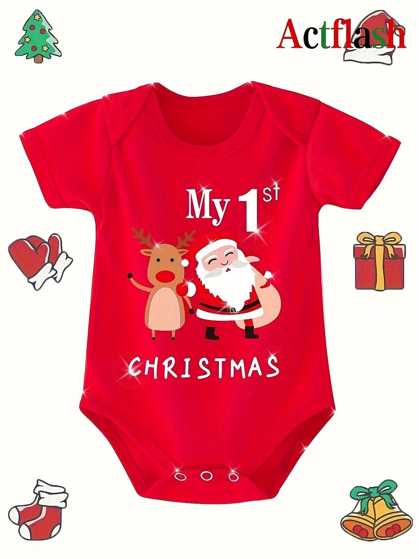 Baby Girl's 1st Christmas Outfit