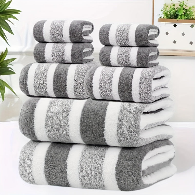 8-Piece Non-Shedding Super Absorbent Ultra-Soft Five Star Hotel