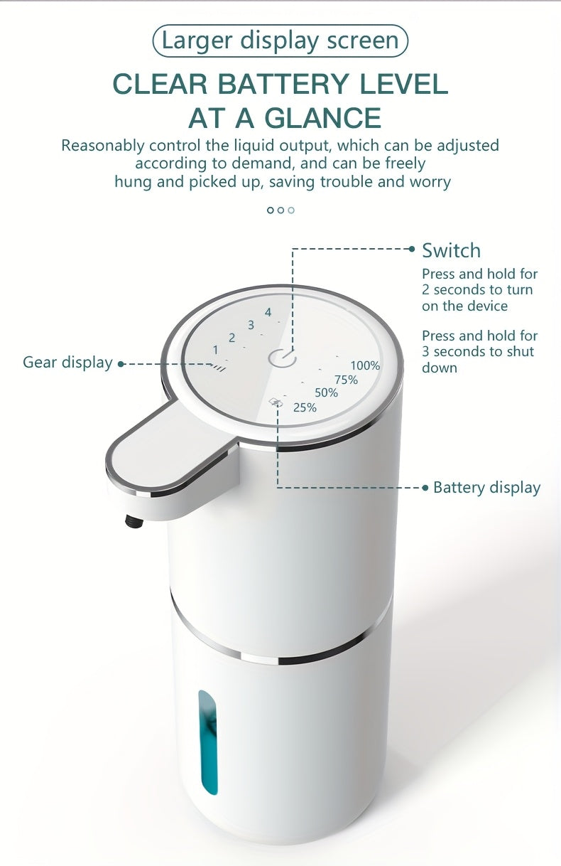 Touchless Automatic 380Ml Soap Dispenser | Wall-Mounted