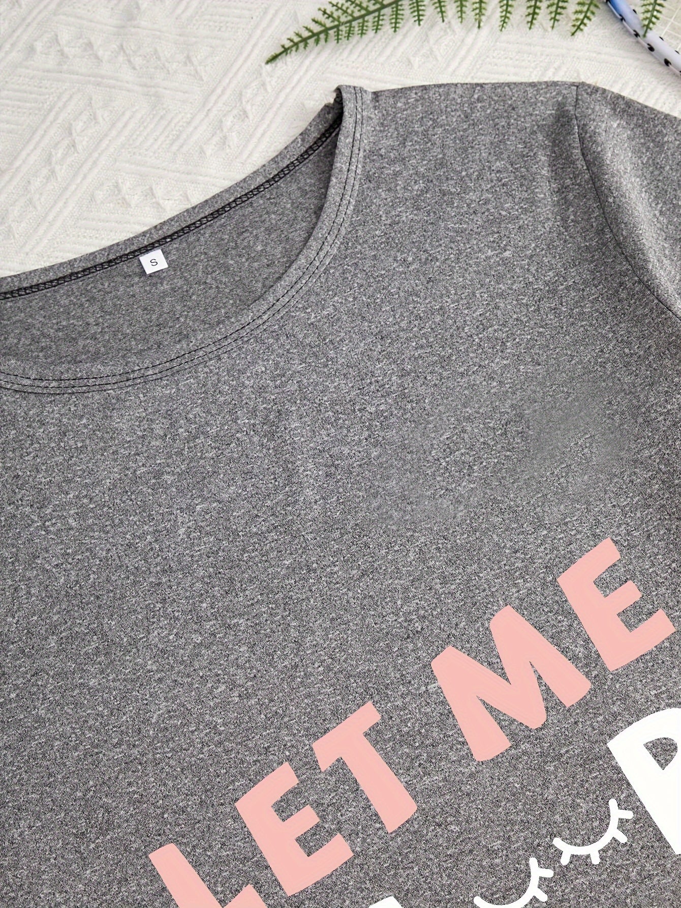 3pcs Women'S Pajama Set, Polyester Sleepwear