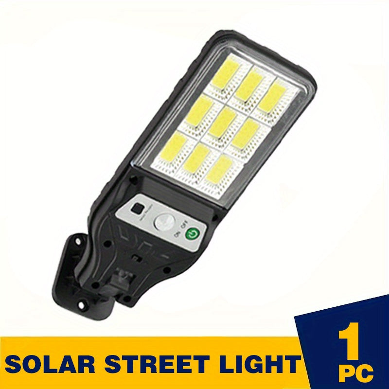 1/2/3/4pcs Outdoor Solar Street Lamp, Solar Rechargeable COB Wall Lamps with Motion Sensor
