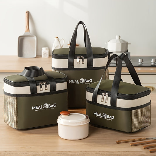 Insulated Lunch Bag - Large Capacity Thermal Tote