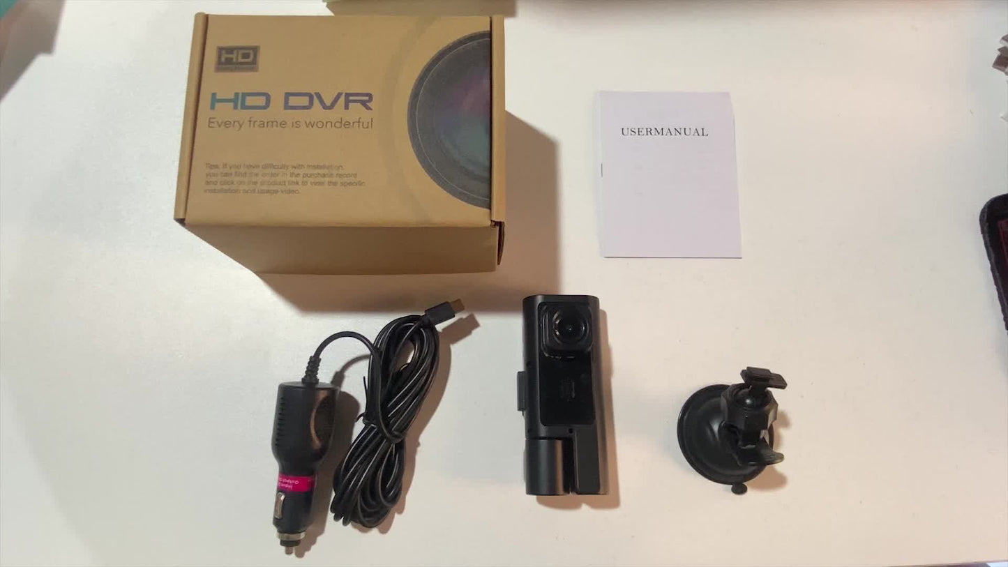 Dash Cam with Memory Card Included