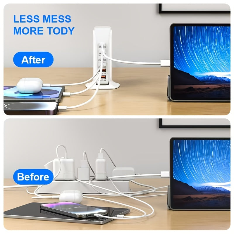 USB Charging Station, 6-Port