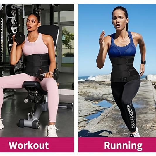 Waist shaping belt, slimming trainer, elastic sports belt, sweat absorbing yoga belt