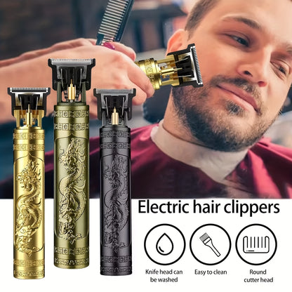 Men's barber rechargeable razor electric push clippers home USB rechargeable