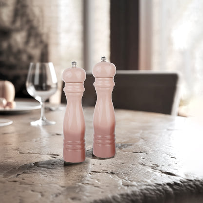 2pcs Pepper Grinder Set, Macaron Pink Gradient Design