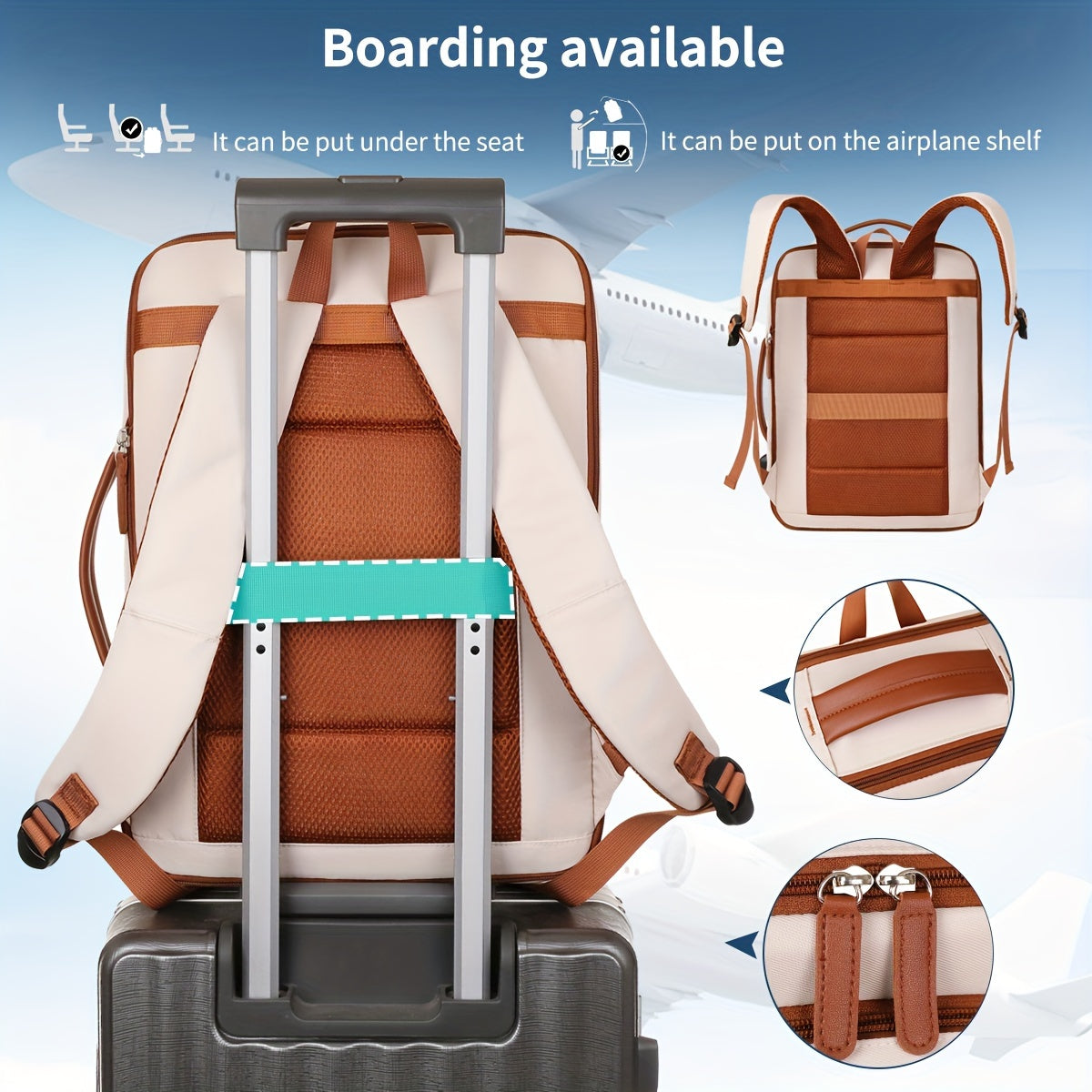 Carry On Travel Backpack for Airplanes