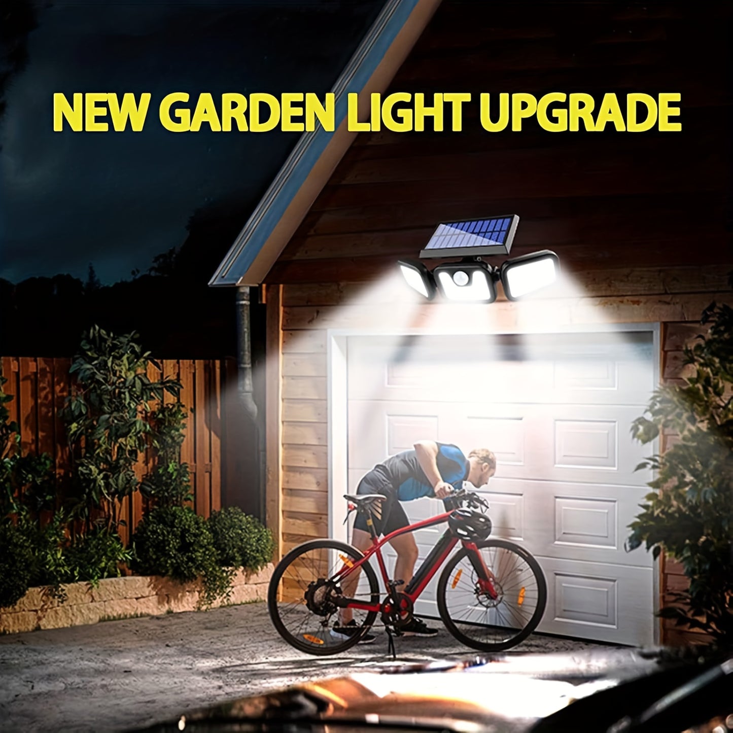 LED solar sensor lights with motion sensors
