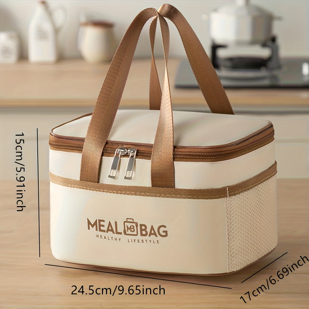 Insulated Lunch Bag - Large Capacity Thermal Tote