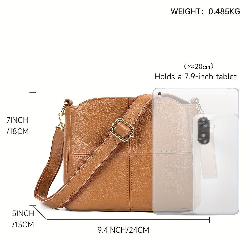 Genuine Leather Crossbody Bag