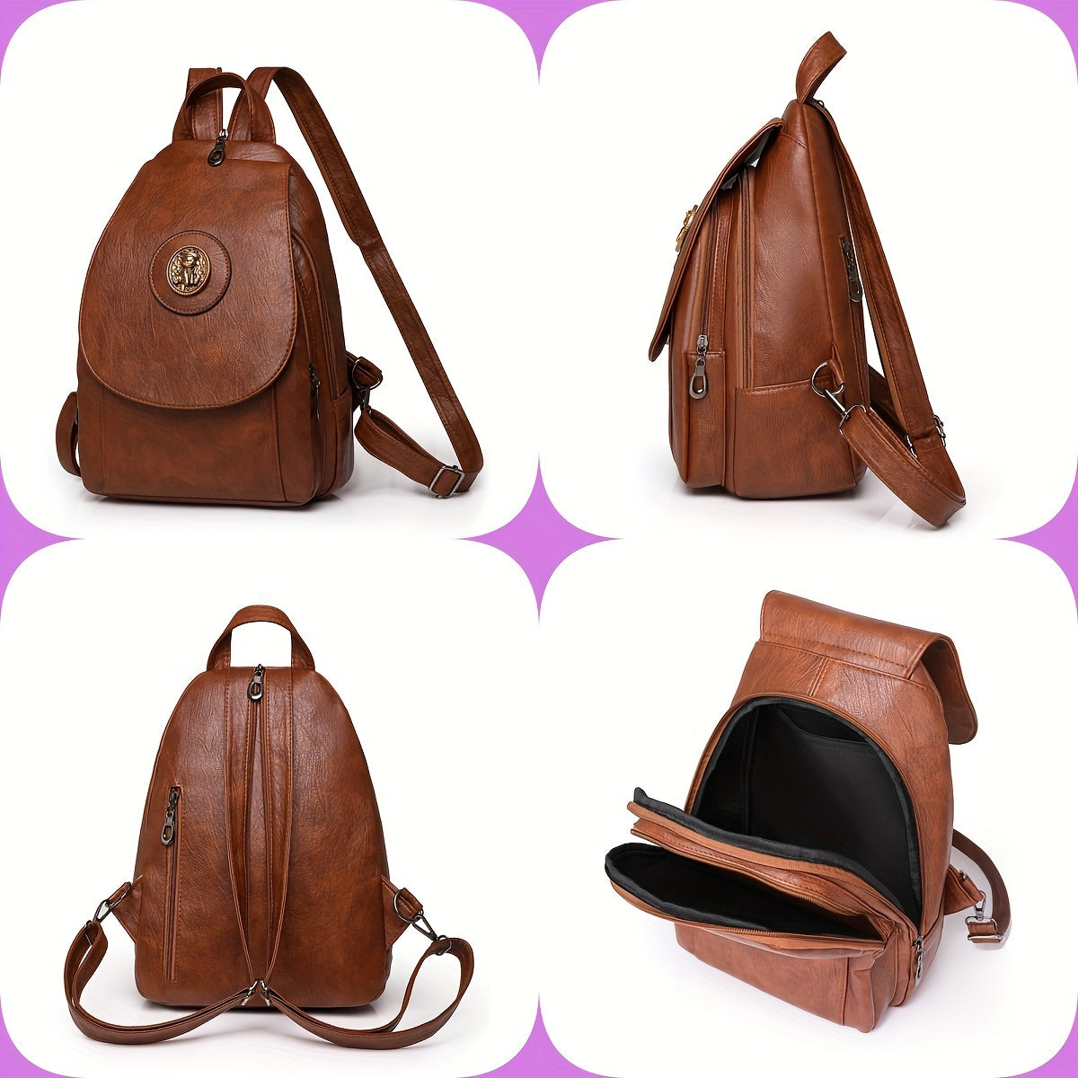 Retro Adjustable Women's Backpack