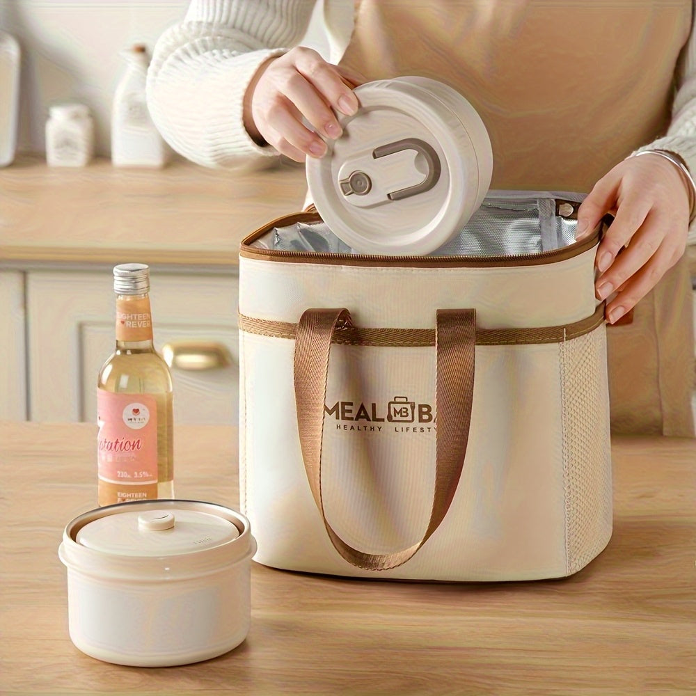 Insulated Lunch Bag - Large Capacity Thermal Tote