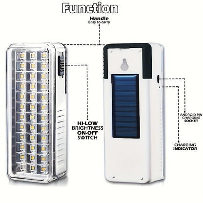 Solar Home Emergency Rechargeable LED Lantern