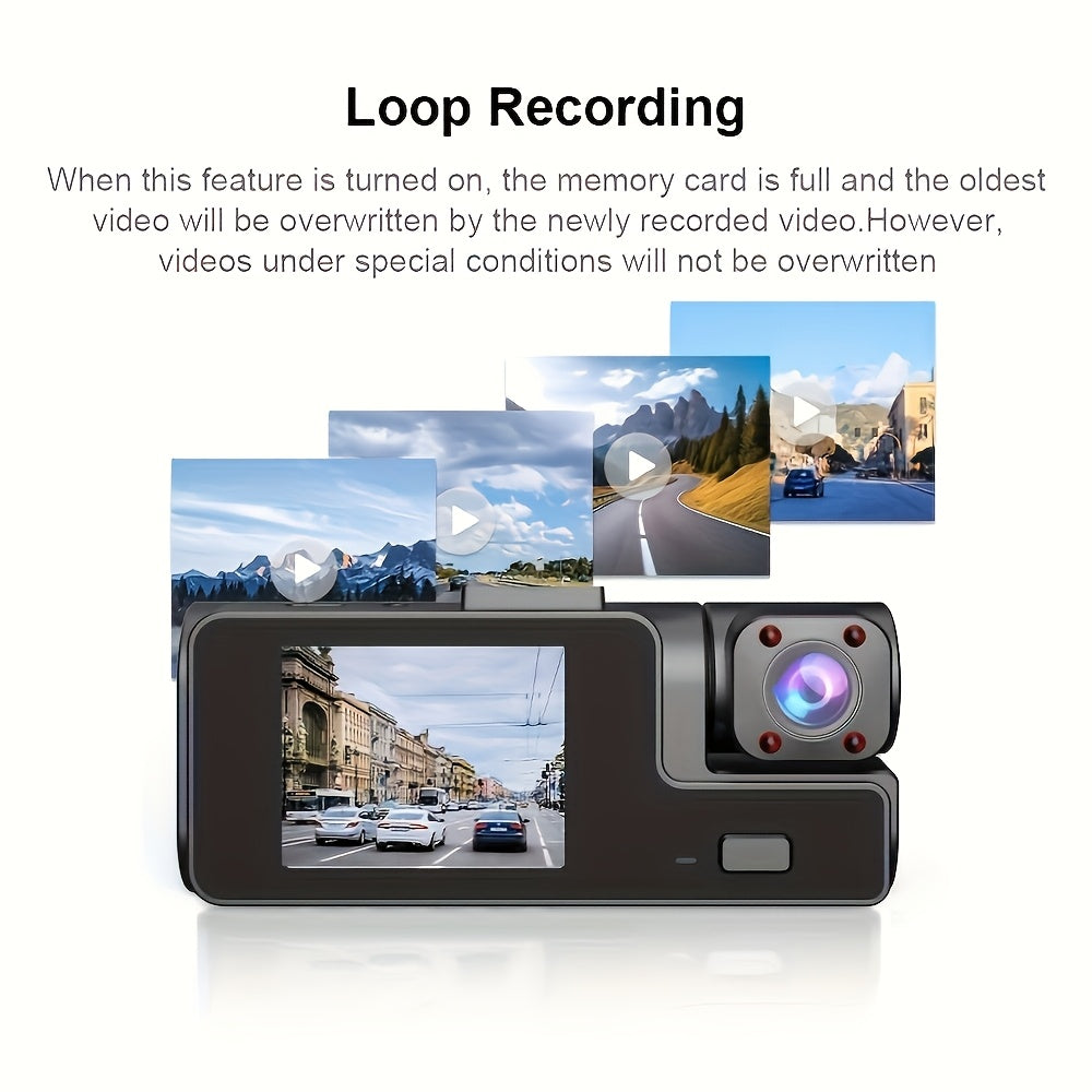 Dash Cam with Memory Card Included