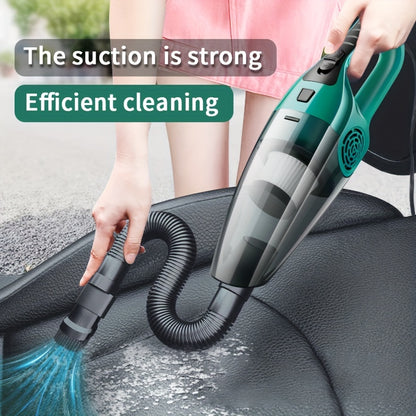 Car Vacuum Cleaner with Strong Suction, Compact Handheld Design for 12V Vehicle Interior Cleaning, Pet Hair Removal, and Carpet Care, Without Battery
