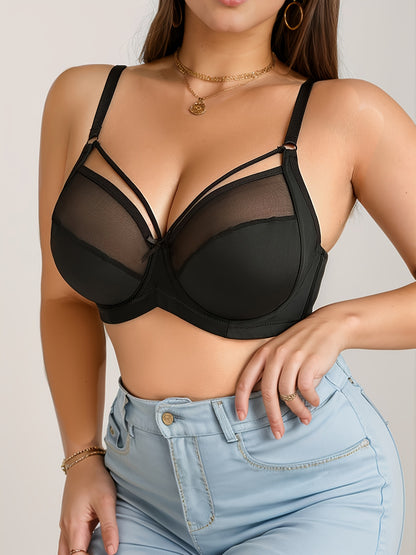Sexy Plus Size Lace Bra