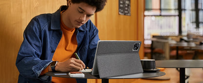 Tablet 10.1 Inch Android 14 OS Pad, 2in 1 Pad with Keyboard, Mouse