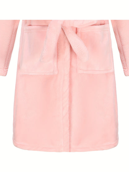 Thick Coral Fleece Pajamas for Girls