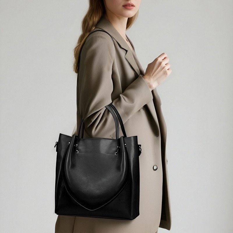 Women'S Genuine Leather Tote & Crossbody