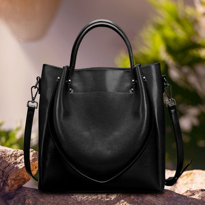 Women'S Genuine Leather Tote & Crossbody