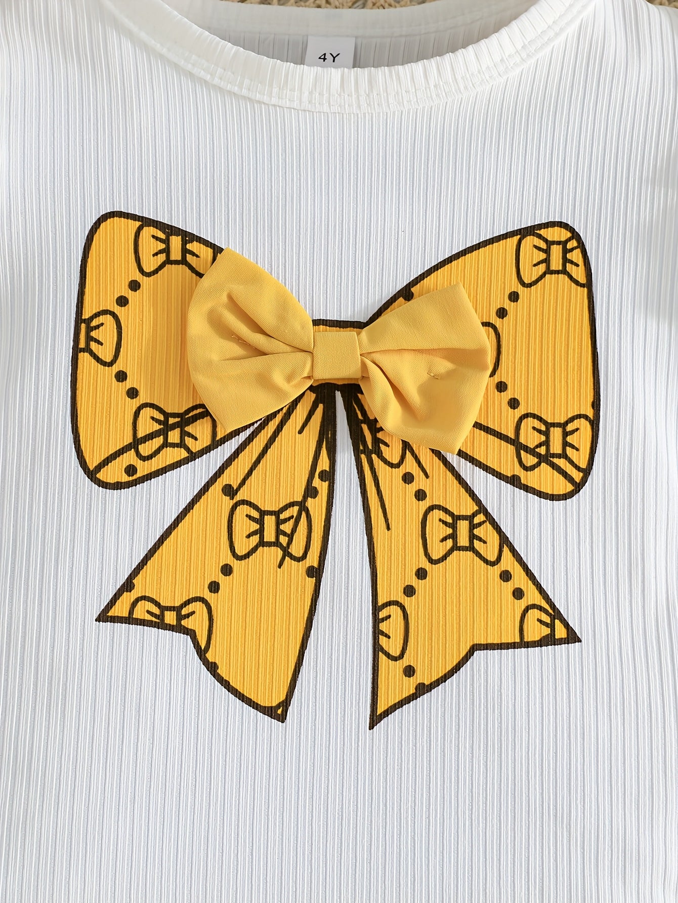 Girls' Plaid Print Skirt Set