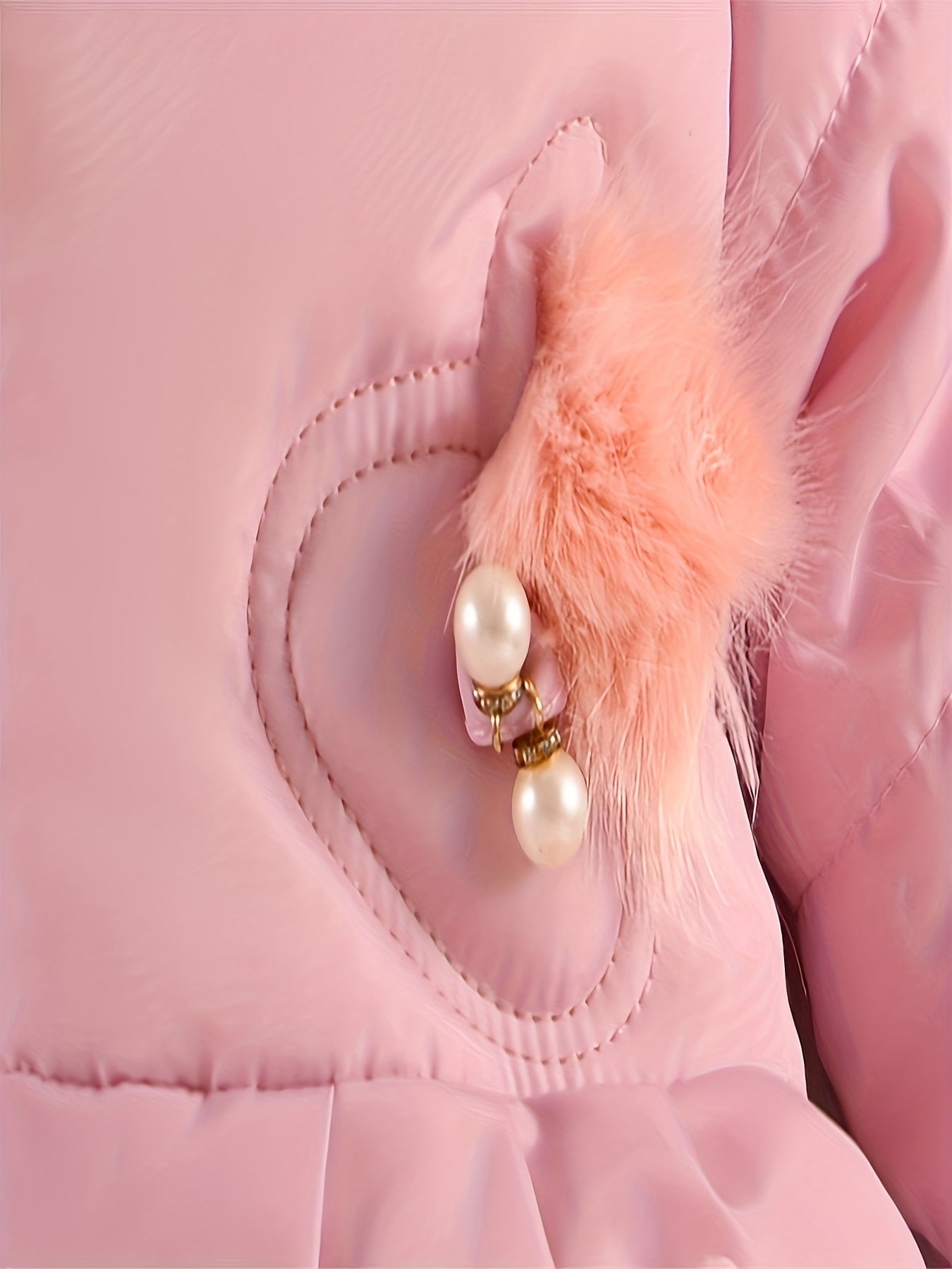 New Girls' Hooded Winter Coat