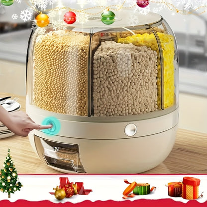 1pc Large Capacity Rotating Storage Container