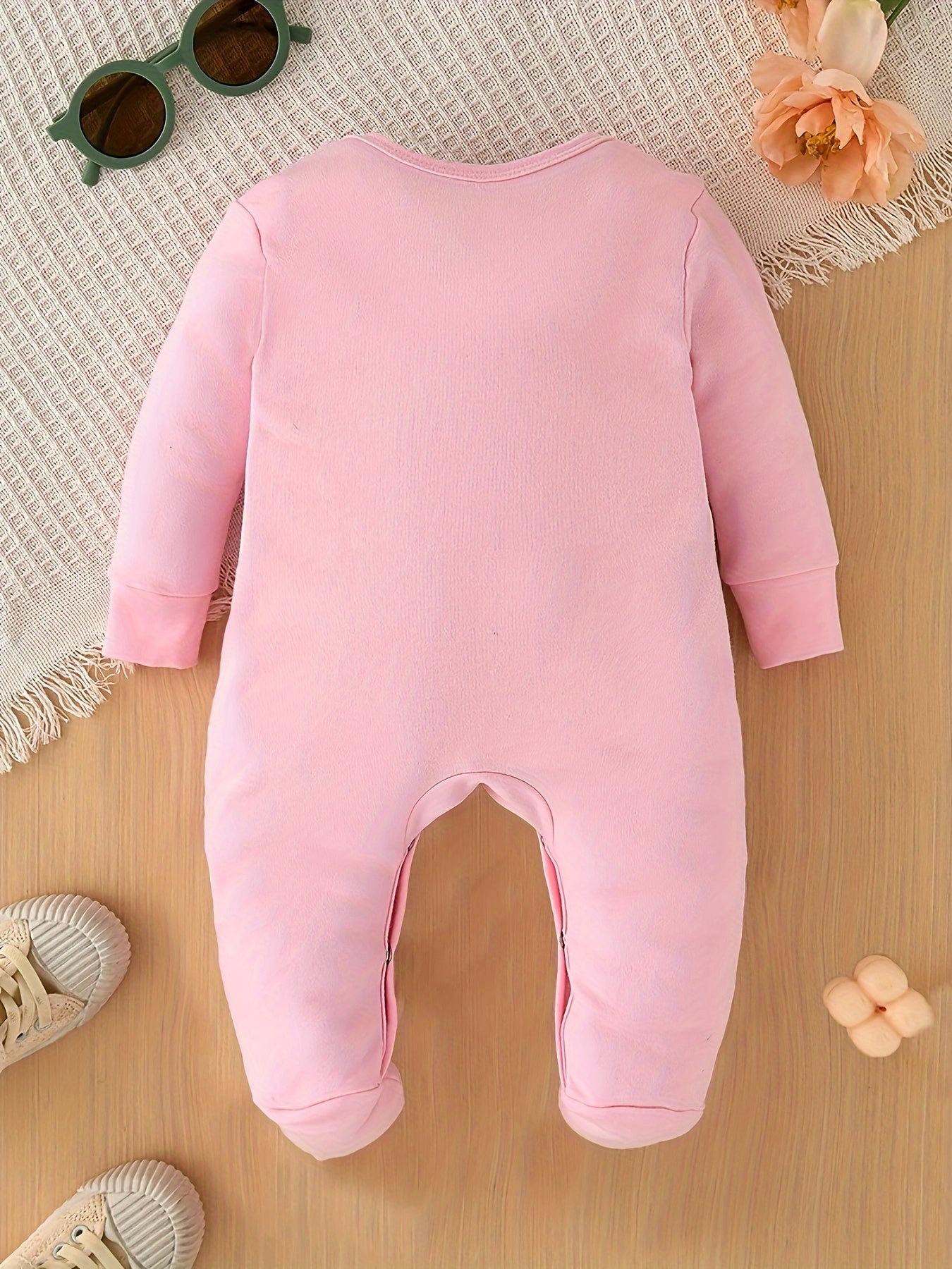 Soft White Bodysuit "My Grandma Loves Me" Elephant Design