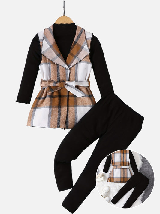 3PCS Girls Elegant Outfits