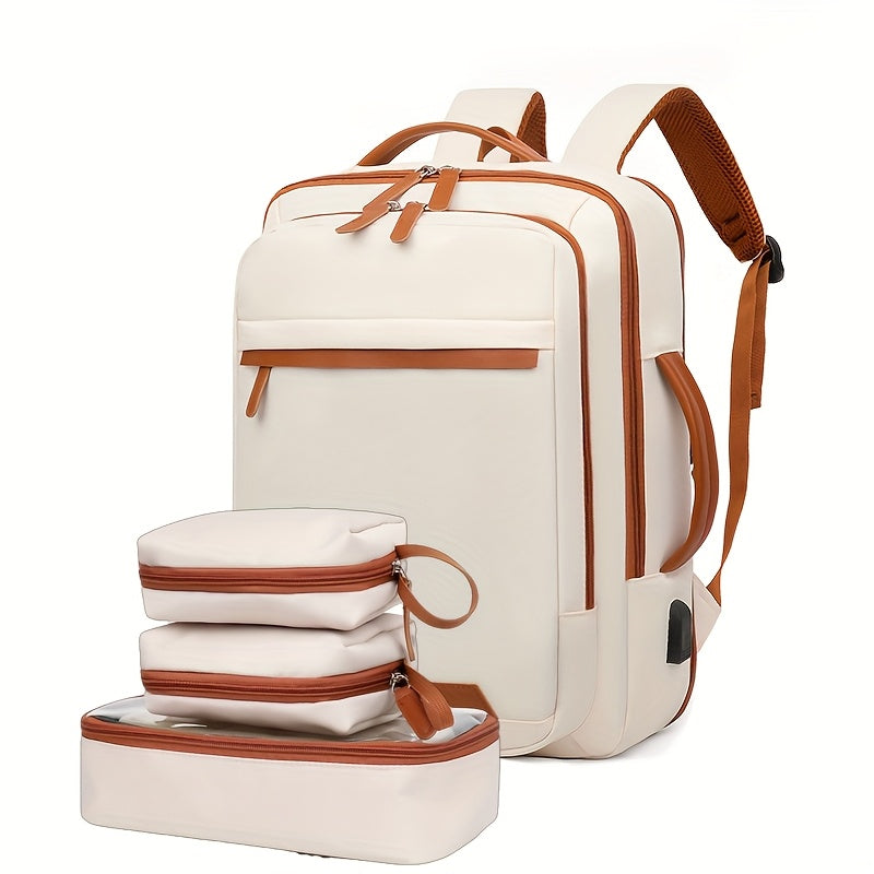 Durable Nylon Expandable Laptop Backpack