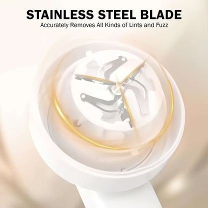 USB Rechargeable Lint Remover with Cleaning Brush