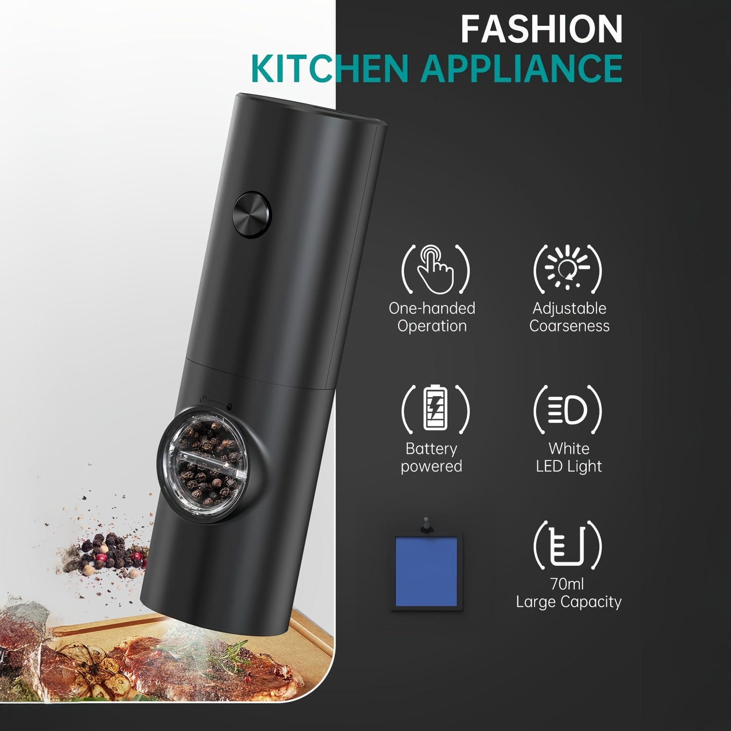 Electric Salt Pepper Grinder