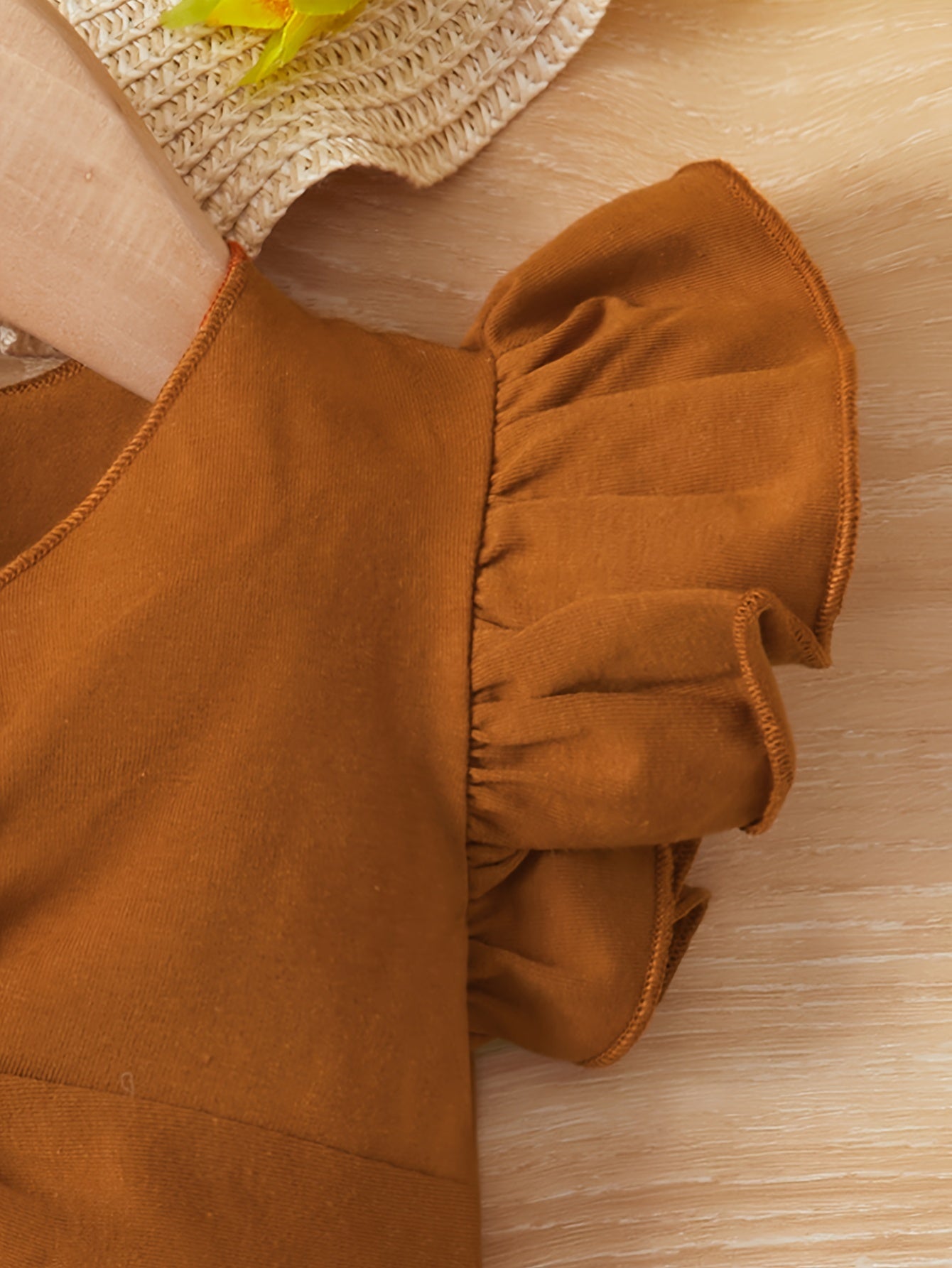 Summer Outfit - Brown & White Stripe