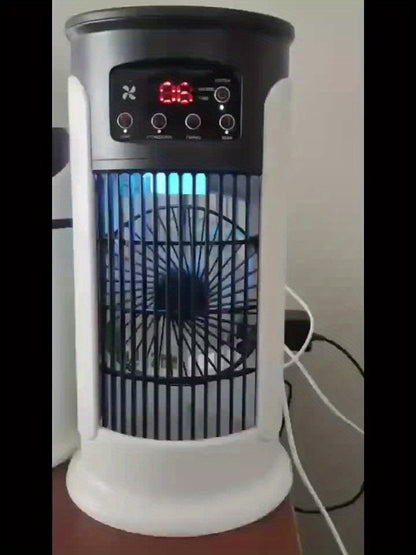 Portable Air Conditioner Humidifier Fan - 3-in-1 Mini Cooling Fan