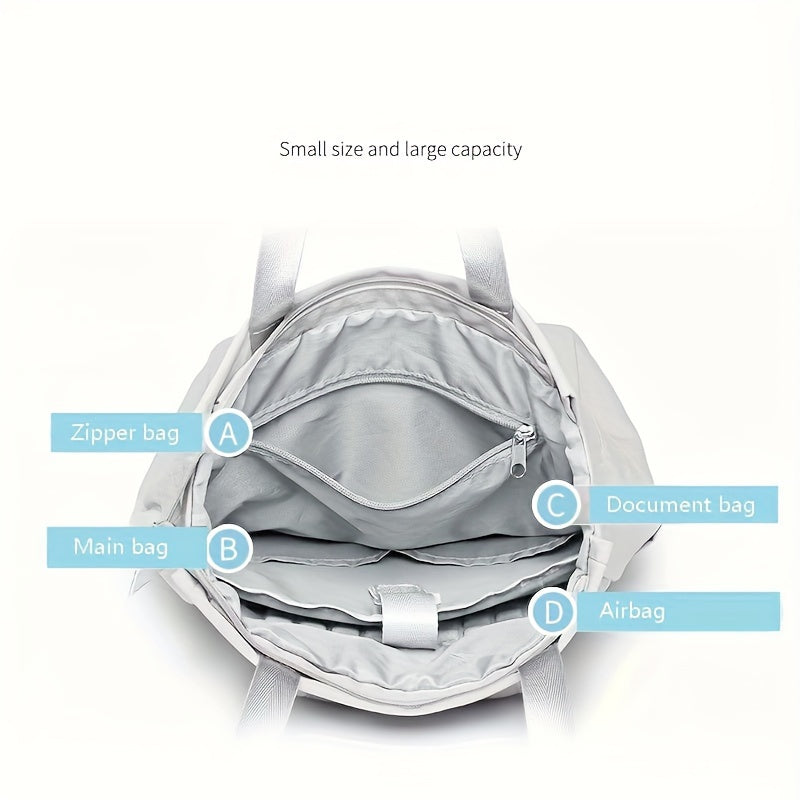 Adjustable Strap Laptop Backpack - Durable Nylon