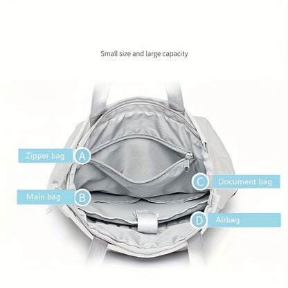 Adjustable Strap Laptop Backpack - Durable Nylon