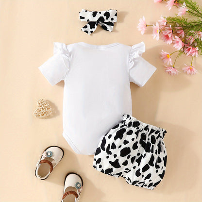 3pcs Short Sleeve & Shorts Set for Newborns