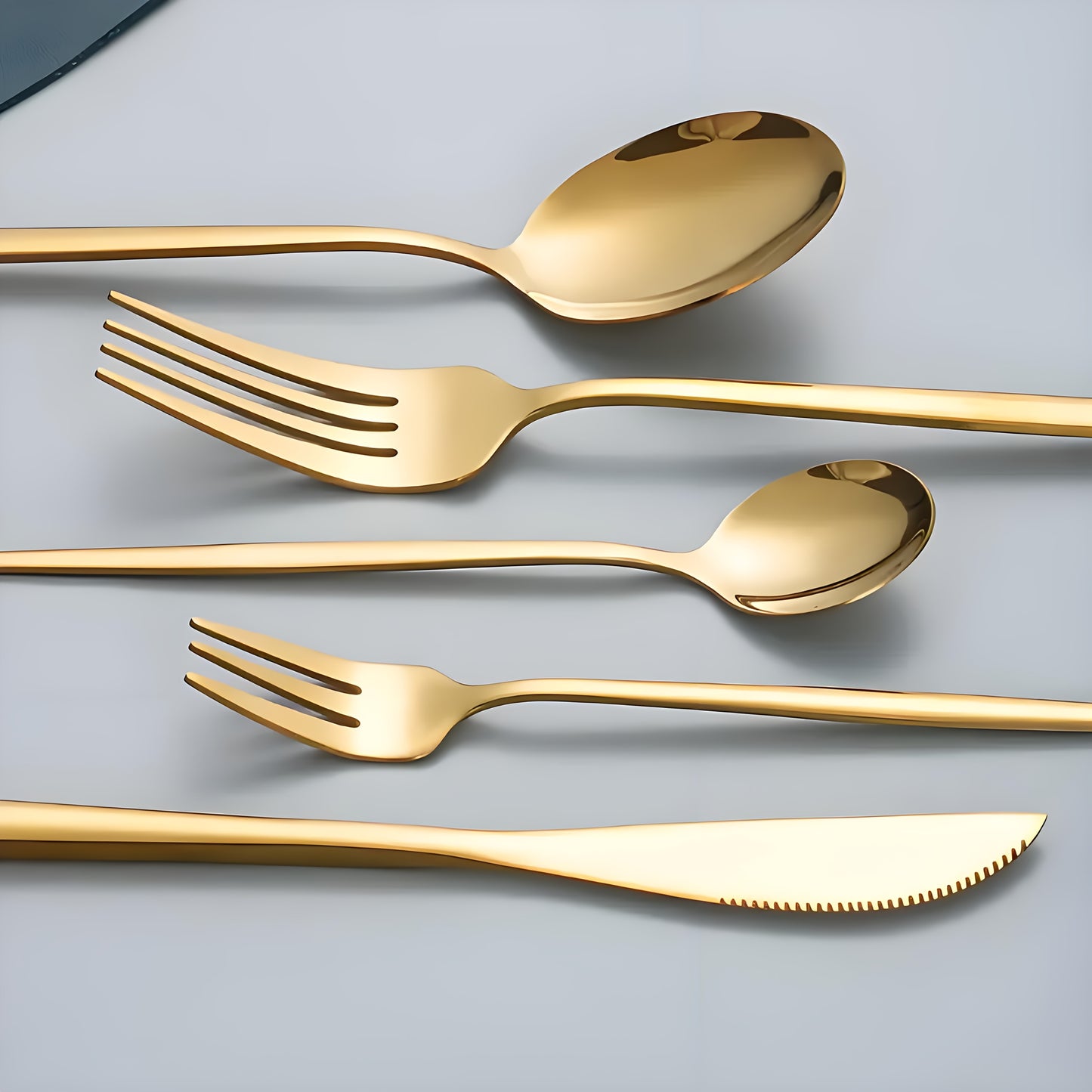 30pcs of elegant Golden stainless steel knife