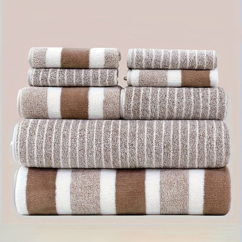 8-Piece Non-Shedding Super Absorbent Ultra-Soft Five Star Hotel