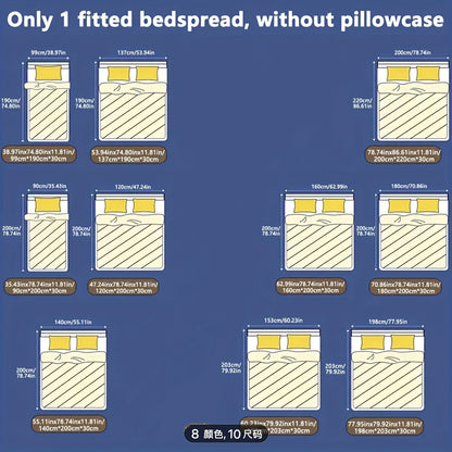 Heavy-Duty Mattress Protector Cover - Waterproof Bed Sheet with Pillowcase Compatibility