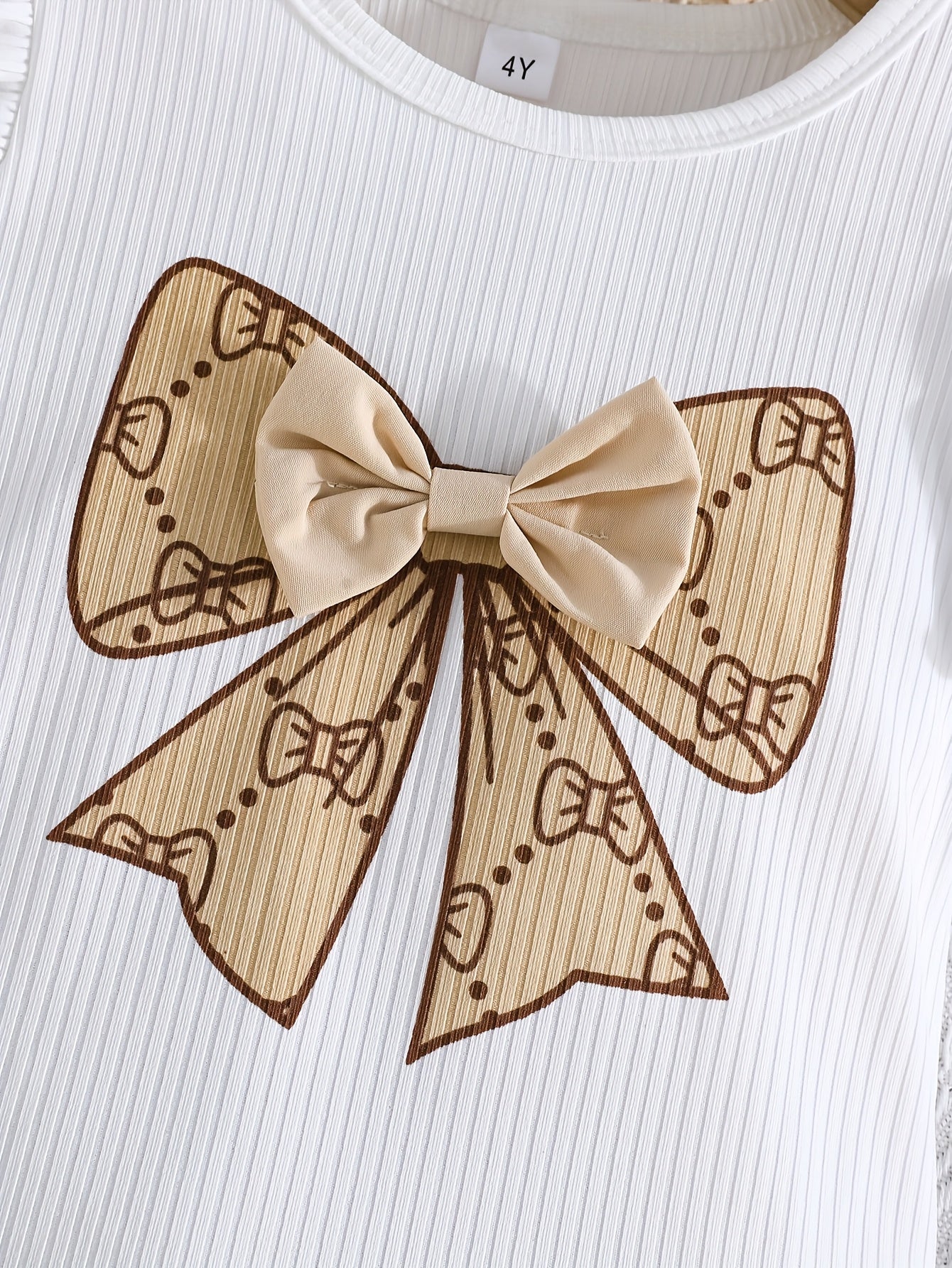 Girls' Plaid Print Skirt Set