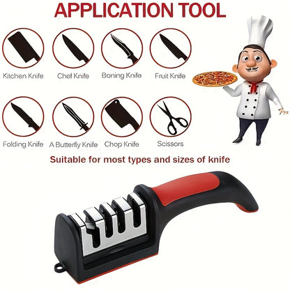 Professional 4-Stage 1pc Knife Sharpener