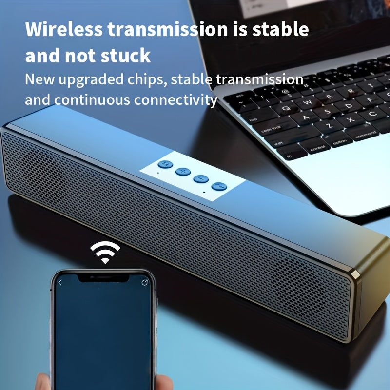 Wireless Soundbar Speaker with USB/TF Card Input