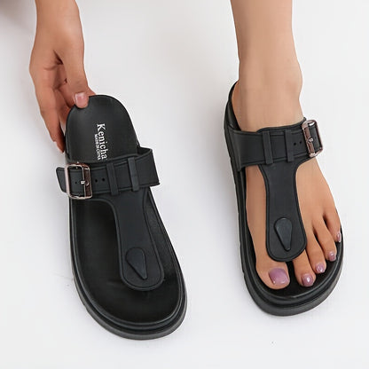 Women'S Slip-On Thick Sole Flip-Flops