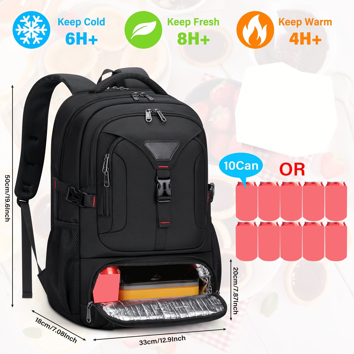 17.3-Inch Men'S Laptop Backpack